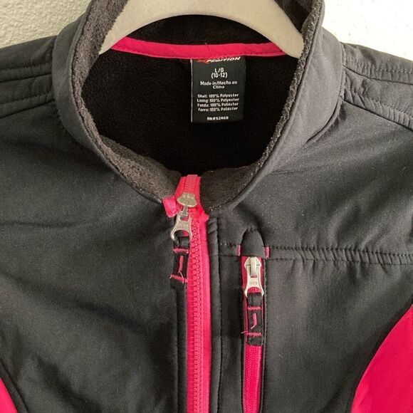 Mountain Xpedition Outdoor Athletic Jacket Black Pink size Large - Picture 3 of 6